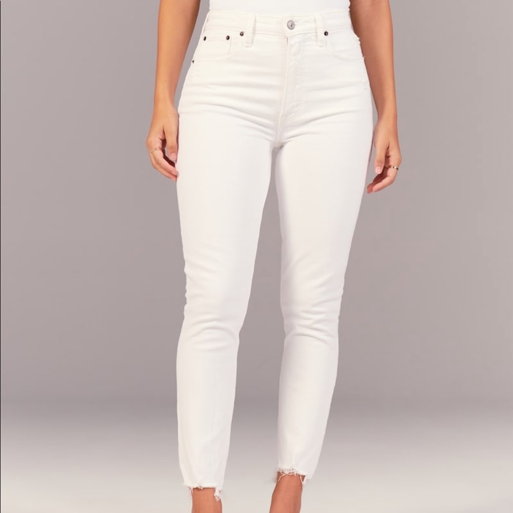 Abercrombie Curve Love High Rise Skinny Jeans